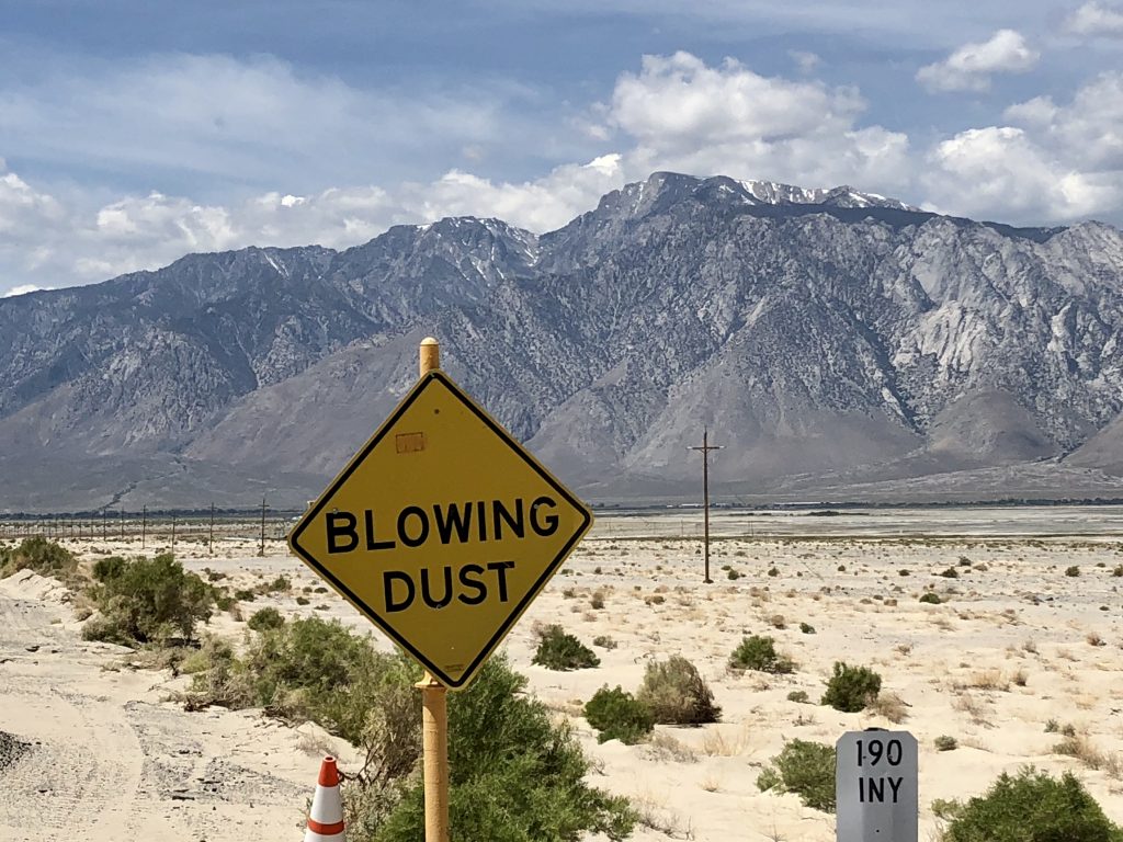 Blowing Dust Sign